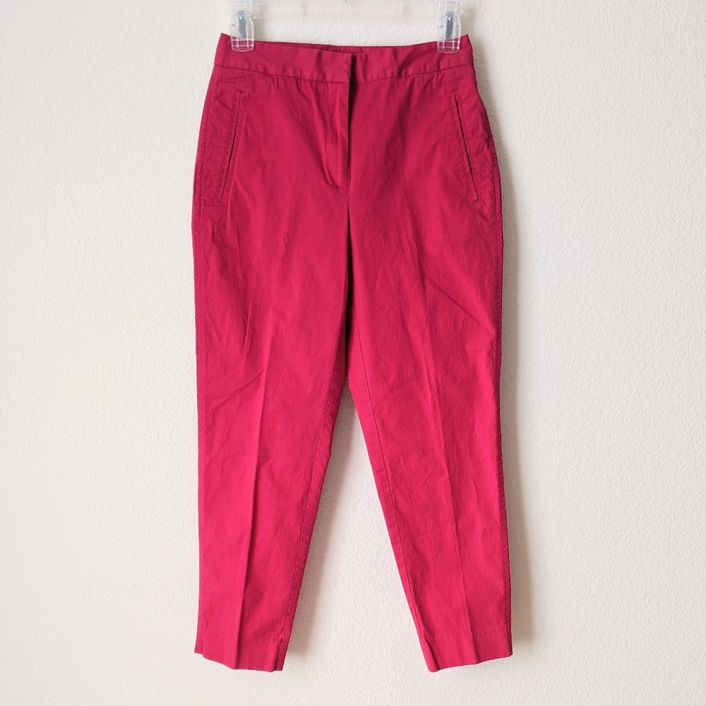 THE LIMITED Flat Front Ankle Trousers Pink